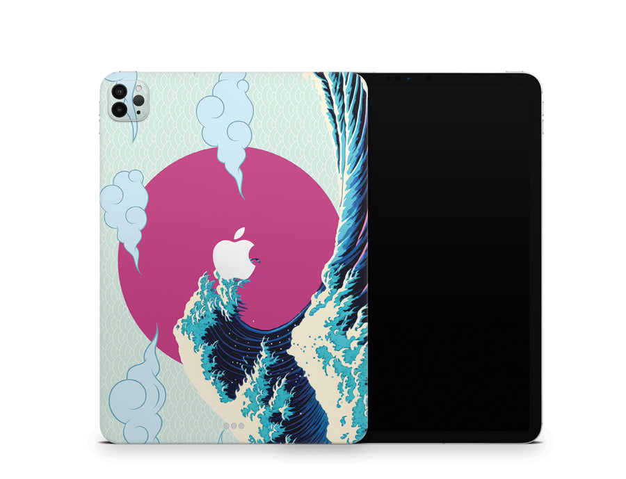 Hokusai Great Wave Clouds Edition iPad Pro 11" Series Skin