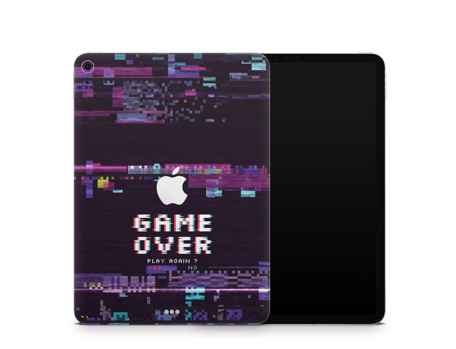 Game Over Glitch iPad Series Skin