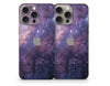 Purple Galaxy iPhone 15 Series Skin