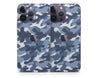 Blue Camouflage iPhone 14 Series Skin