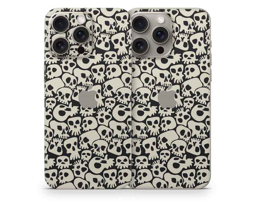 Skull Camouflage iPhone 15 Series Skin