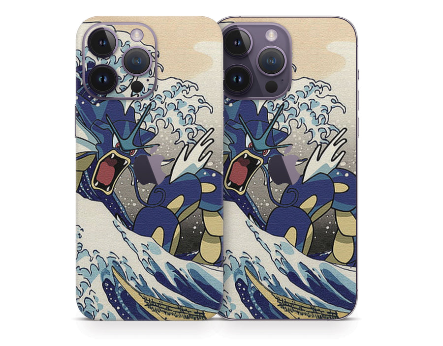 Sea Dragon Hokusai iPhone 14 Series Skin