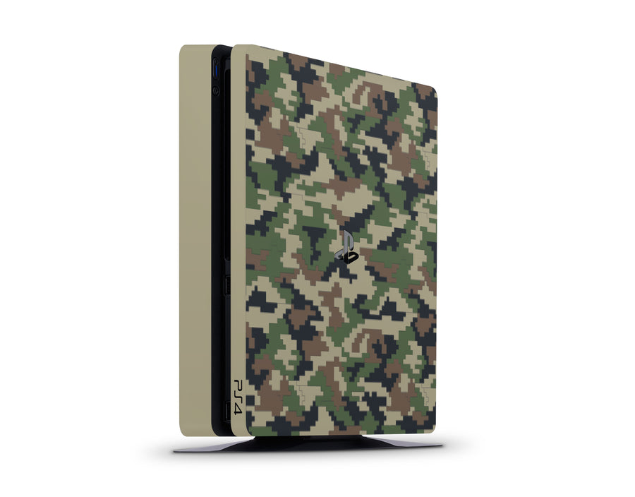 Classic Pixel Camouflage PS4 Slim Skin