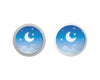 Blue Lunar Sky AirTag Skin - Set of 2