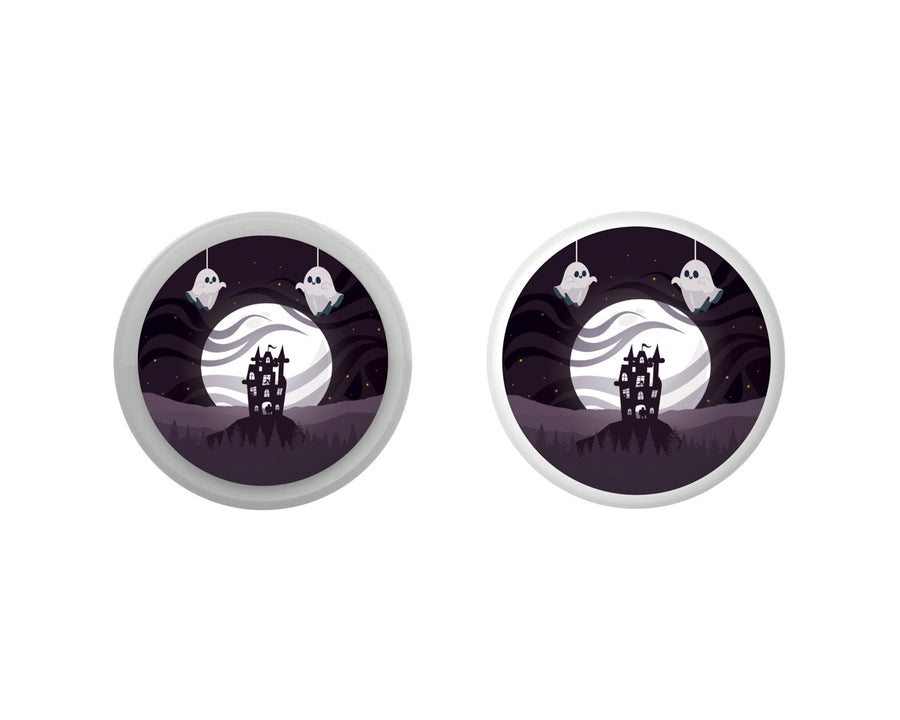 Spooky Ghosts Moon Edition AirTag Skin - Set of 2