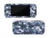 Blue Camouflage Nintendo Switch Lite Skin