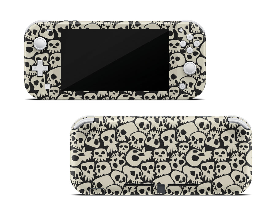 Skull Camouflage Nintendo Switch Lite Skin