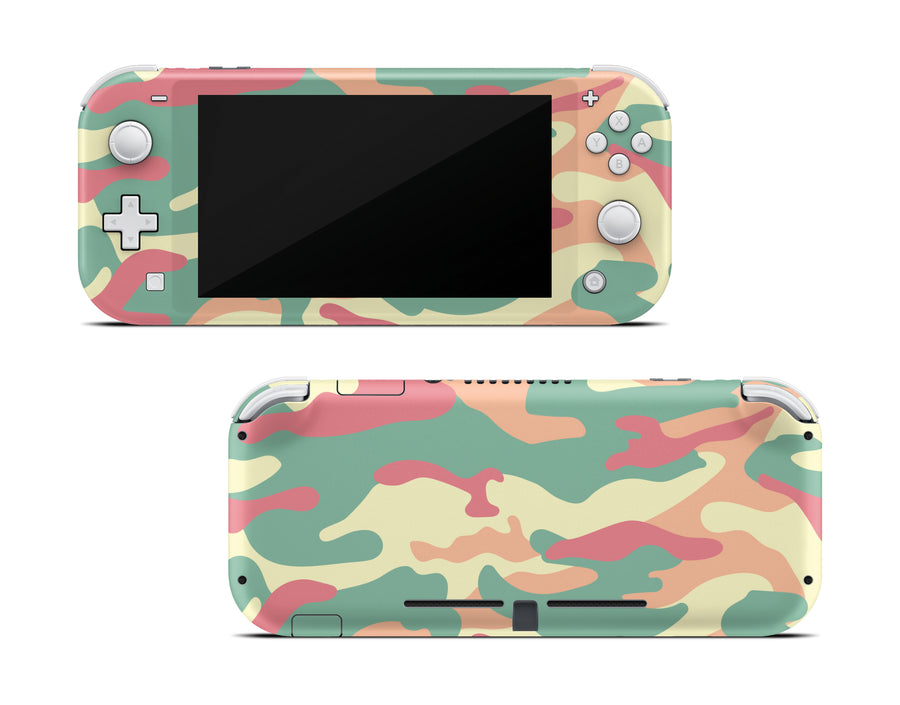 Pastel Camouflage Nintendo Switch Lite Skin