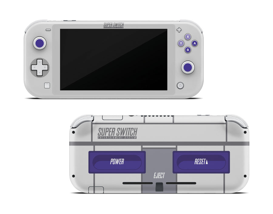 Retro Series SNES Nintendo Switch Lite Skin