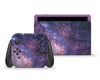 Purple Galaxy Nintendo Switch OLED Skin