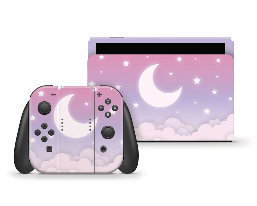 Lunar Sky Nintendo Switch OLED Skin