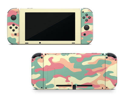 Pastel Camouflage Nintendo Switch Skin