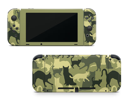 Cat Camouflage Nintendo Switch Skin