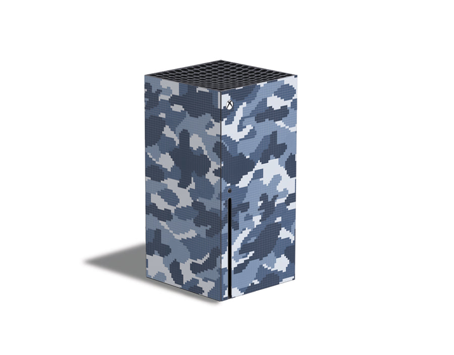 Blue Camouflage Xbox Series X Skin
