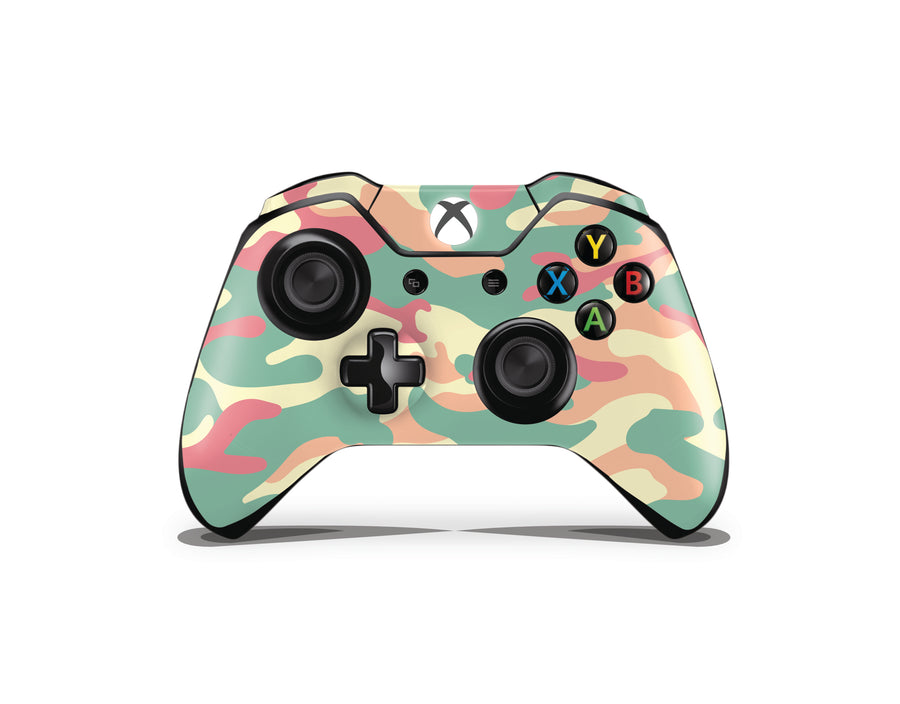 Pastel Camouflage Xbox One Controller Skin