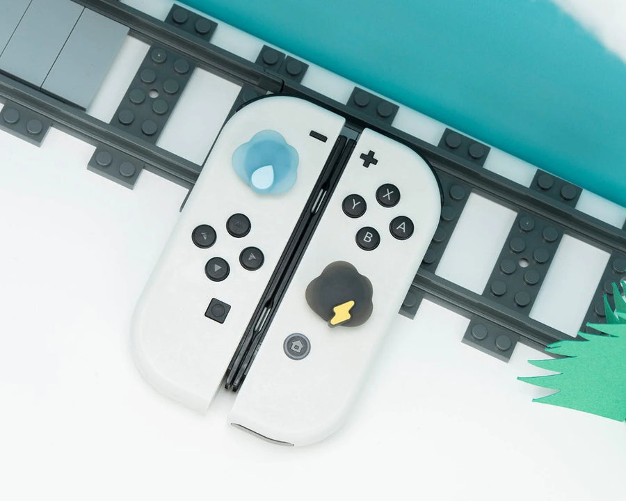 Rain Clouds Thumb Grips - Switch, Switch OLED, Switch Lite