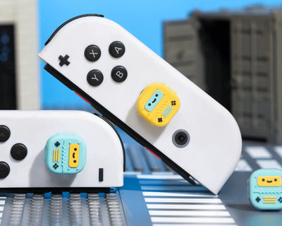 GeekShare Robot Time Thumb Grips - Switch, Switch OLED, Switch Lite