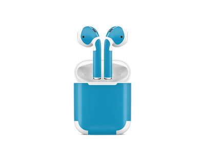 Sticky Bunny Shop AirPods 1 Deep Sky Blue Classic Solid Color AirPods 1 Skin | Choose Your Color