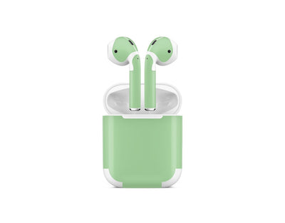 Sticky Bunny Shop AirPods 1 Pastel Green Cute Solid Pastel AirPods 1 Skin | Choose Your Color