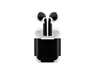 Sticky Bunny Shop AirPods 1 Pure Black Classic Solid Color AirPods 1 Skin | Choose Your Color