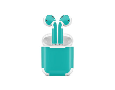 Sticky Bunny Shop AirPods 1 Teal Classic Solid Color AirPods 1 Skin | Choose Your Color