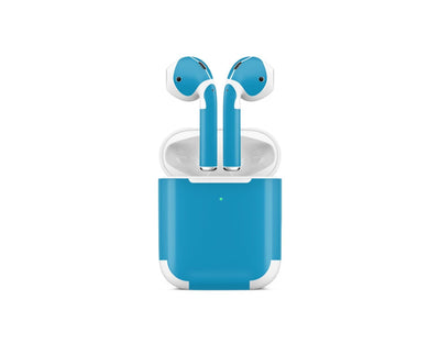 Sticky Bunny Shop AirPods 2 Deep Sky Blue Classic Solid Color AirPods 2 Skin | Choose Your Color
