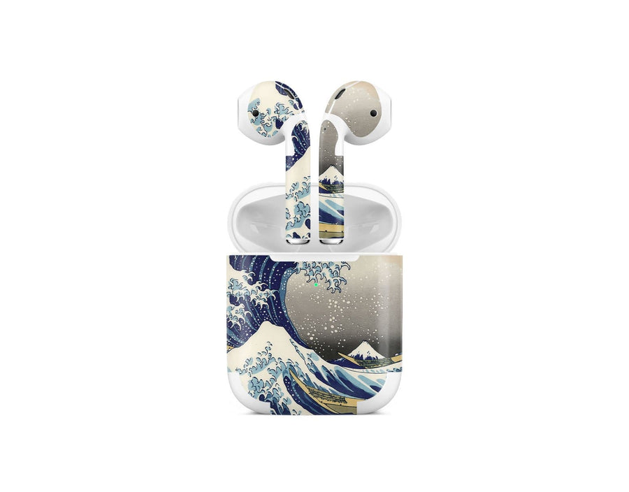 Sticky Bunny Shop AirPods 2 Great Wave Off Kanagawa By Hokusai AirPods 2 Skin