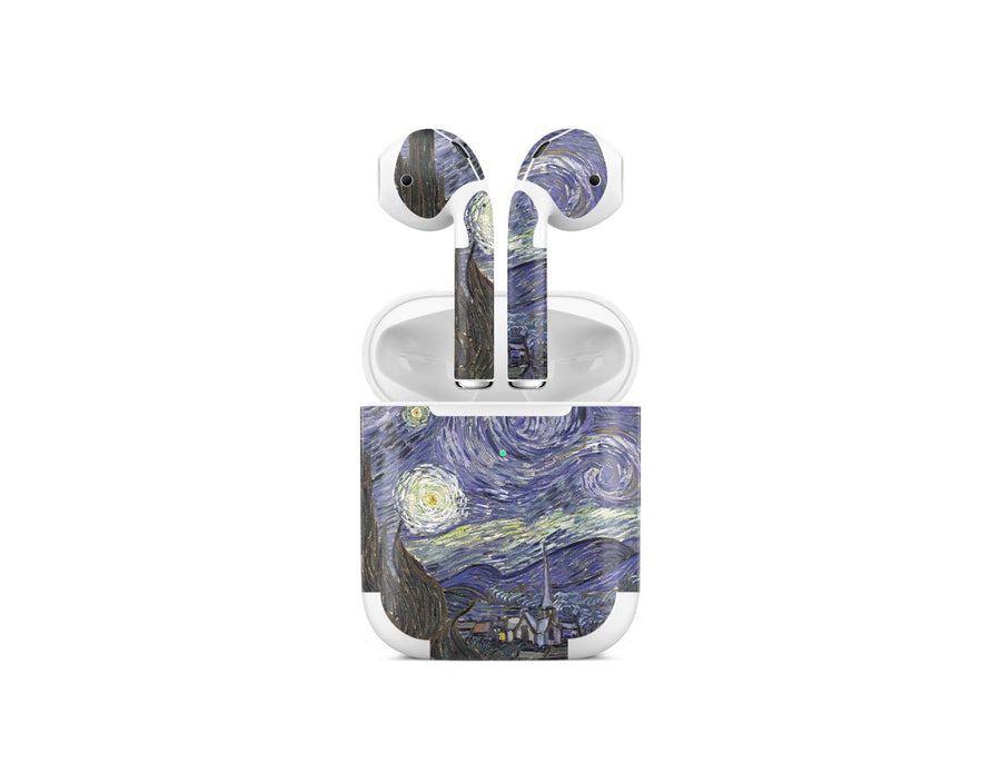 Sticky Bunny Shop AirPods 2 Starry Night By Van Gogh AirPods 2 Skin