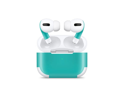 Sticky Bunny Shop AirPods Pro Teal Classic Solid Color AirPods Pro Skin