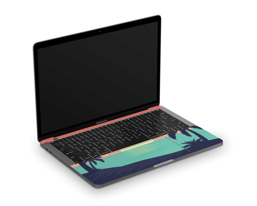 Sticky Bunny Shop MacBook Pro 13" (2020) Sunset Beach MacBook Pro 13" (2020) Skin