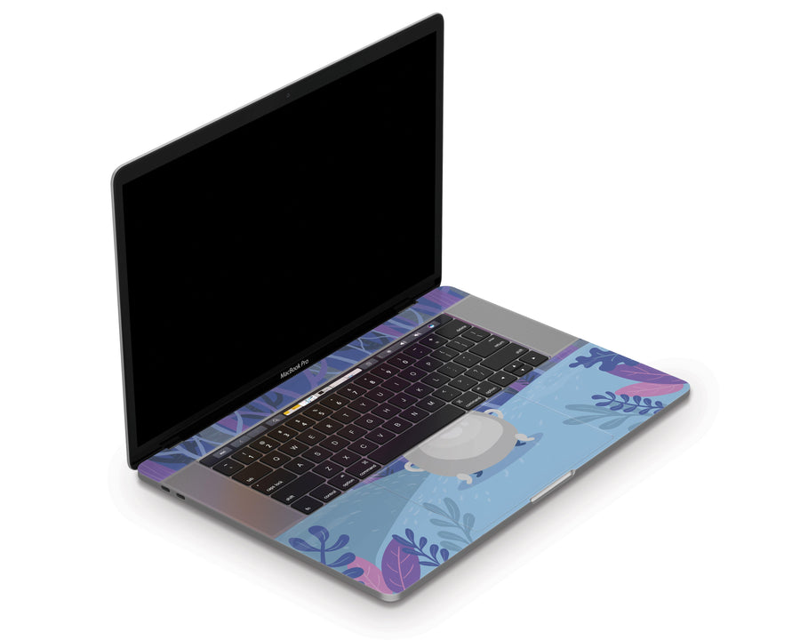 Sticky Bunny Shop MacBook Pro 15" Touch Bar (2016-2019) Spooky Ghosts Purple Edition MacBook Pro 15" Touch Bar (2016-2019) Skin