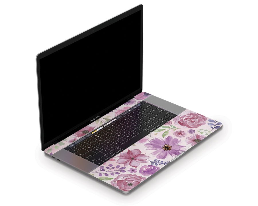 Sticky Bunny Shop MacBook Pro 15" Touch Bar (2016-2019) Watercolor Flowers MacBook Pro 15" Touch Bar (2016-2019) Skin