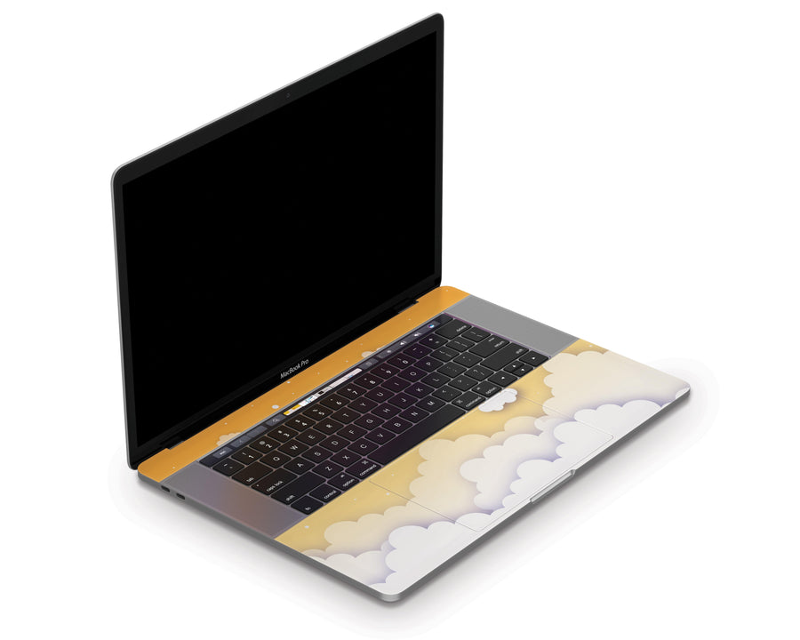 Sticky Bunny Shop MacBook Pro 15" Touch Bar (2016-2019) Yellow Clouds In The Sky MacBook Pro 15" Touch Bar (2016-2019) Skin