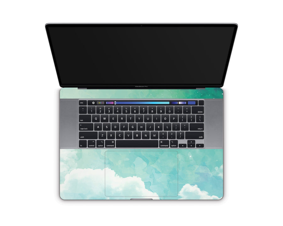 Sticky Bunny Shop MacBook Pro 16" (2019) Green Sky Clouds MacBook Pro 16" (2019) Skin