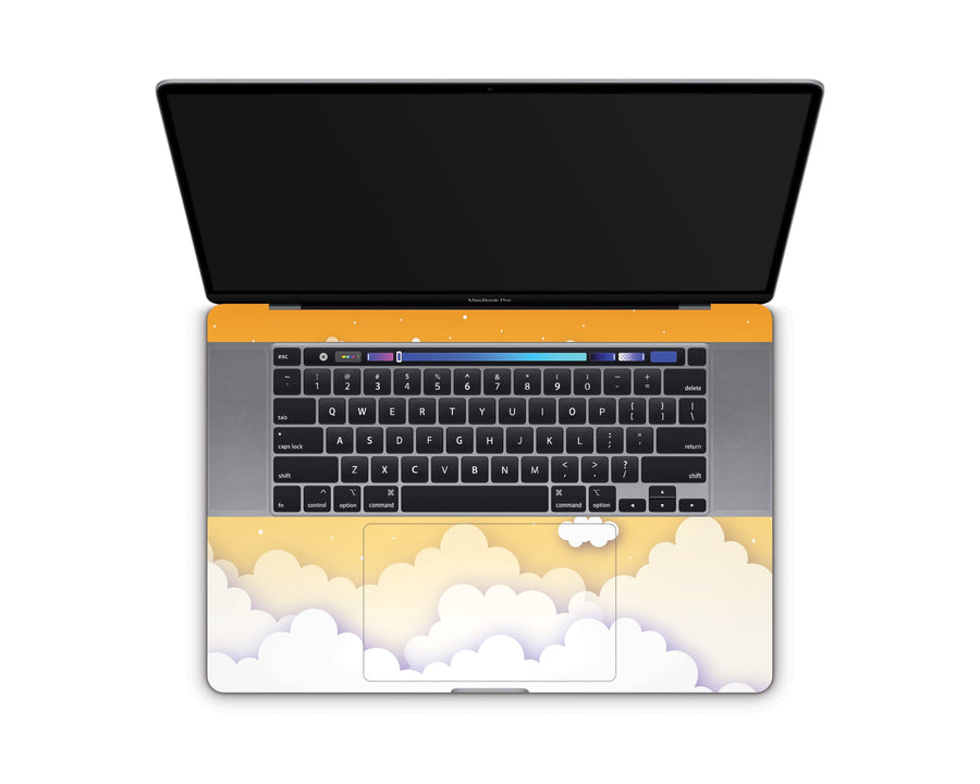 Sticky Bunny Shop MacBook Pro 16" (2019) Yellow Clouds In The Sky MacBook Pro 16" (2019) Skin
