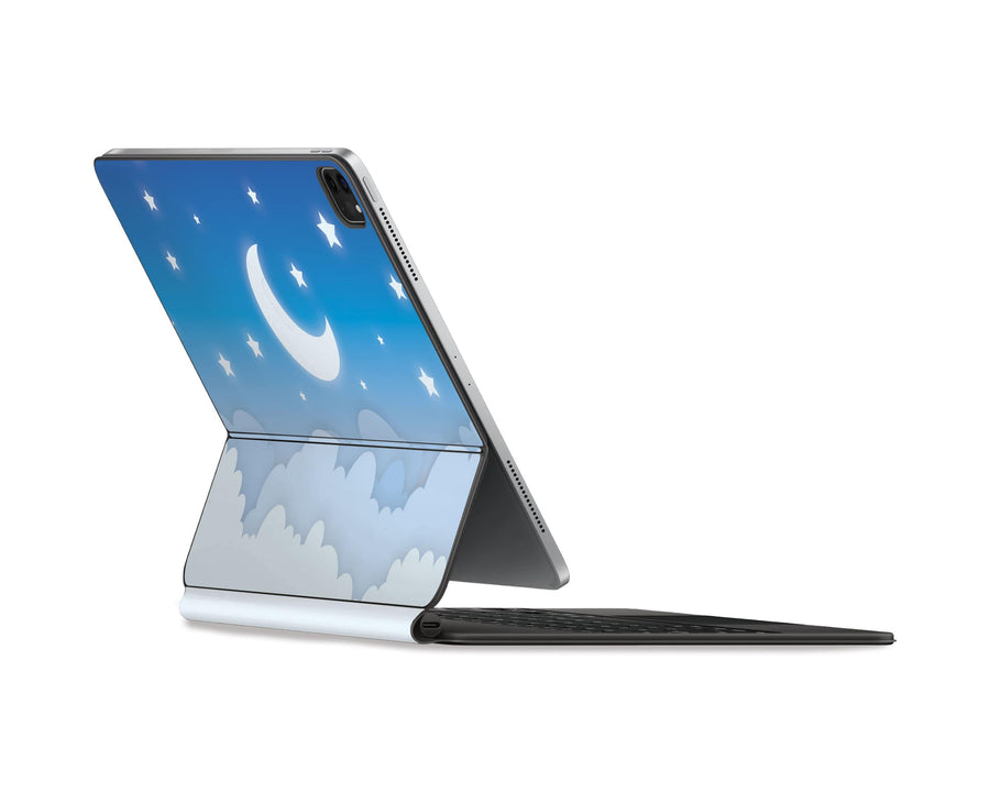 Sticky Bunny Shop Magic Keyboard Skin for iPad Pro 11" and Air 4 Blue Lunar Sky Magic Keyboard Skin for iPad Pro 11" and Air 4