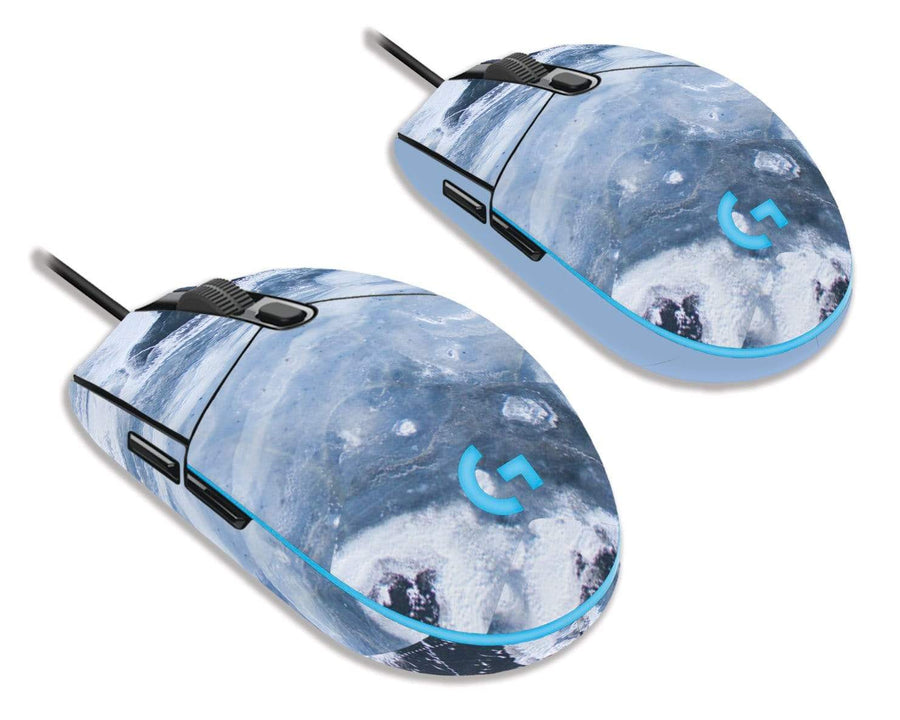 Sticky Bunny Shop Mouse Skins Blue Marble Logitech G203 Prodigy Mouse Skin