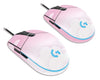 Sticky Bunny Shop Mouse Skins Pink Clouds In The Sky Logitech G203 Prodigy Mouse Skin