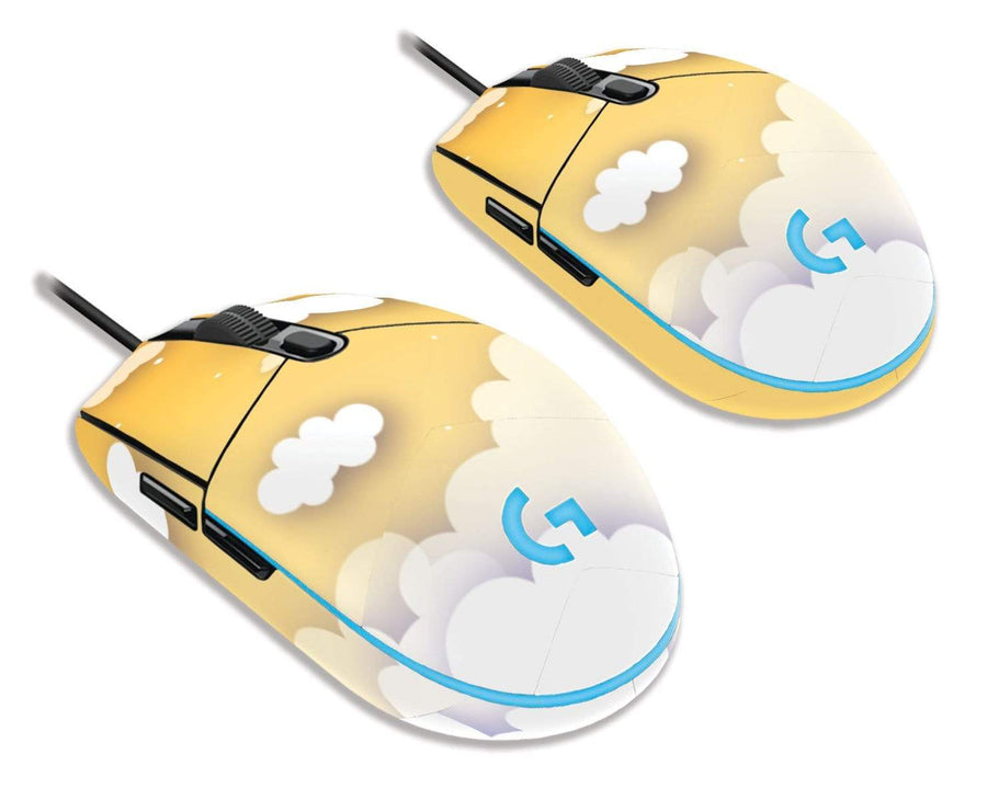 Yellow Clouds In The Sky Logitech G203 Prodigy Mouse Skin