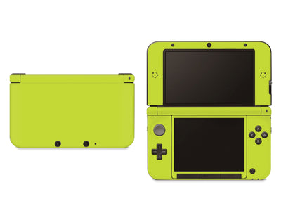 Sticky Bunny Shop Nintendo 3DS XL 3DS XL / Bright Green Classic Solid Color Nintendo 3DS XL Skin | Choose Your Color