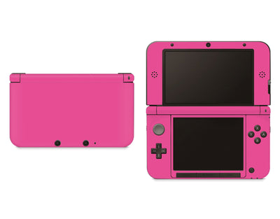 Sticky Bunny Shop Nintendo 3DS XL 3DS XL / Pink Classic Solid Color Nintendo 3DS XL Skin | Choose Your Color