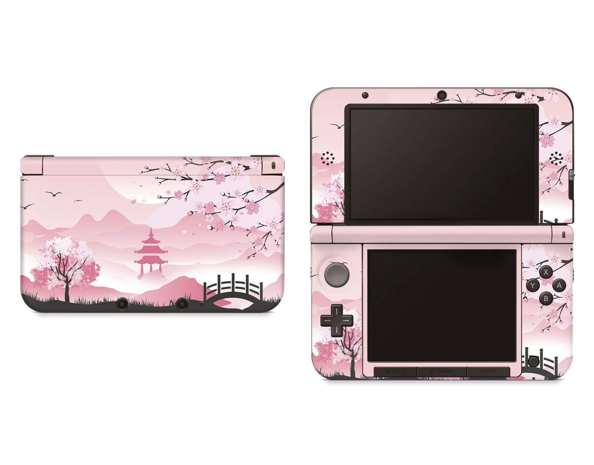 Pink Sakura Nintendo 3DS XL Skin - StickyBunny