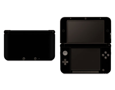 Sticky Bunny Shop Nintendo 3DS XL 3DS XL / Pure Black Classic Solid Color Nintendo 3DS XL Skin | Choose Your Color