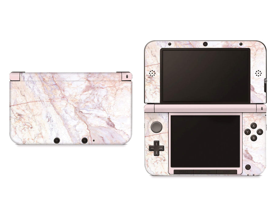 Sticky Bunny Shop Nintendo 3DS XL Rose Gold Marble Nintendo 3DS XL Skin