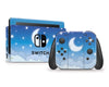 Sticky Bunny Shop Nintendo Switch Blue Lunar Sky Nintendo Switch Skin