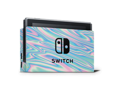 Wavy Pastel Nintendo Switch Skin