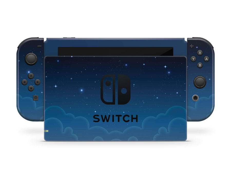 Sticky Bunny Shop Nintendo Switch Full Set Blue Night Sky Nintendo Switch Skin