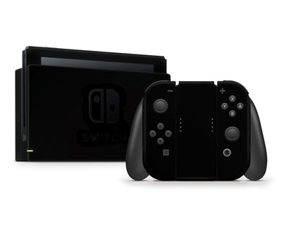Sticky Bunny Shop Nintendo Switch Full Set Pure Black Nintendo Switch Skin