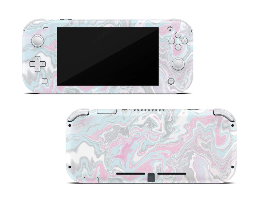 Pastel Marble Nintendo Switch Lite Skin