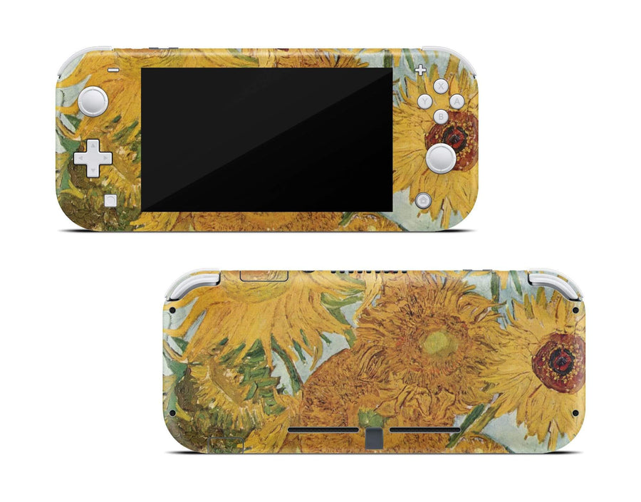 Twelve Sunflowers By Van Gogh Nintendo Switch Lite Skin